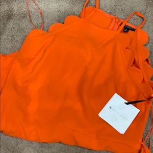 Victoria Beckham for Target orange romper size M